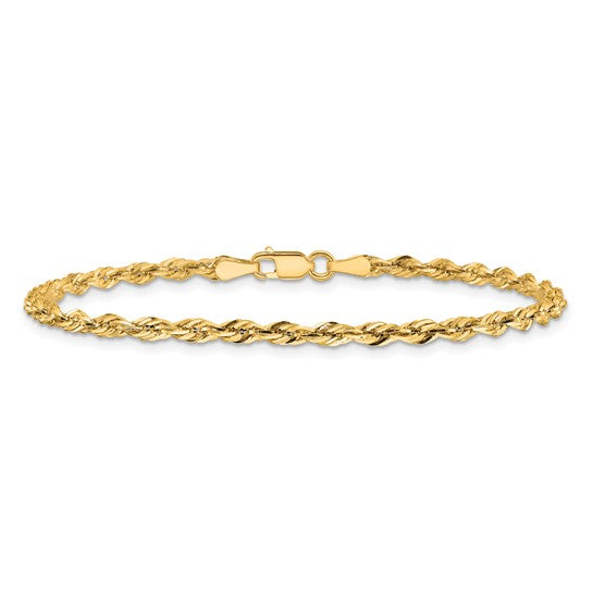 Semi-Solid Gold Rope Bracelet/Anklet