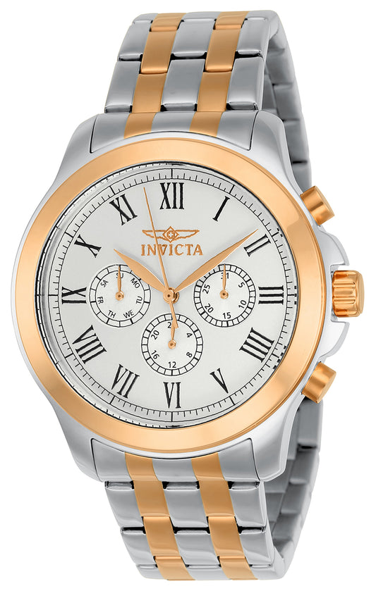 Invicta Men's 21660 Specialty Quartz Chronograph Silver Dial Watch