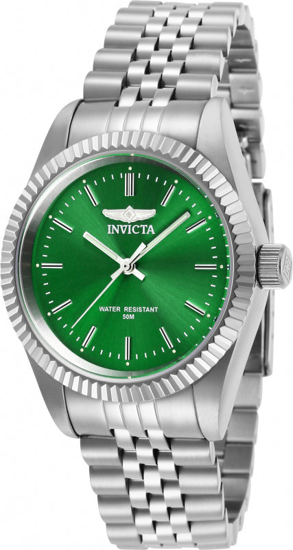 Invicta Women's 29397 Specialty  Quartz 3 Hand Green Dial Watch