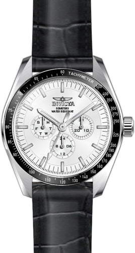 Invicta Men's 45968 Specialty  Quartz Chronograph Silver Dial Watch