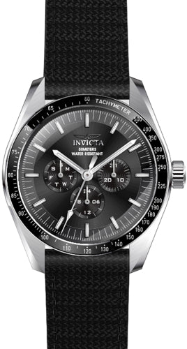 Invicta Men's 45970 Specialty  Quartz Chronograph Black Dial Watch