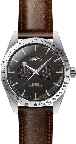 Invicta Men's 45973 Specialty  Quartz Chronograph Black Dial Watch