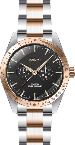 Invicta Men's 45977 Specialty Quartz Multifunction Black Dial Watch