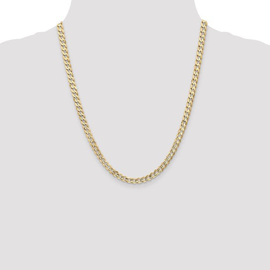 14K Yellow Gold Curb Chain