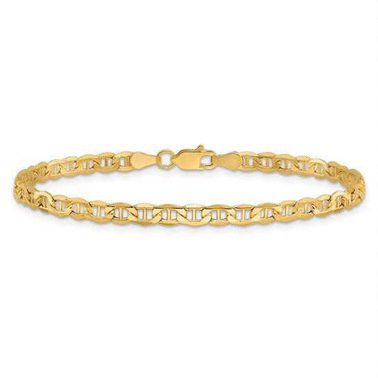 Semi-Solid Anchor Bracelet/Anklet