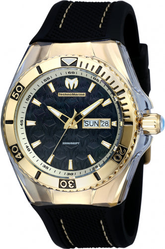 Technomarine Men's TM-115213 Cruise Quartz Black Dial Watch
