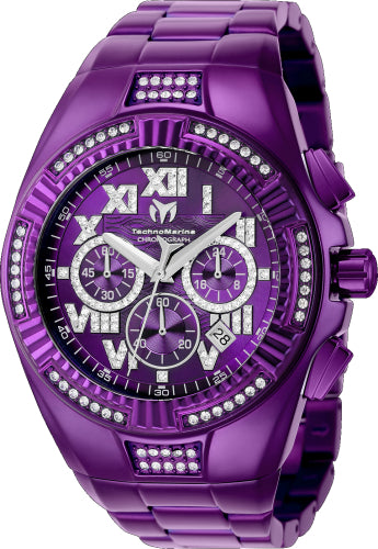 Technomarine Men's TM-121231 Cruise Glitz Quartz Purple Dial Watch