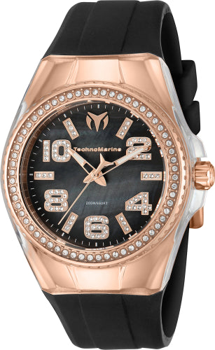 Technomarine Women's TM-121259 Cruise Quartz Black Dial Watch