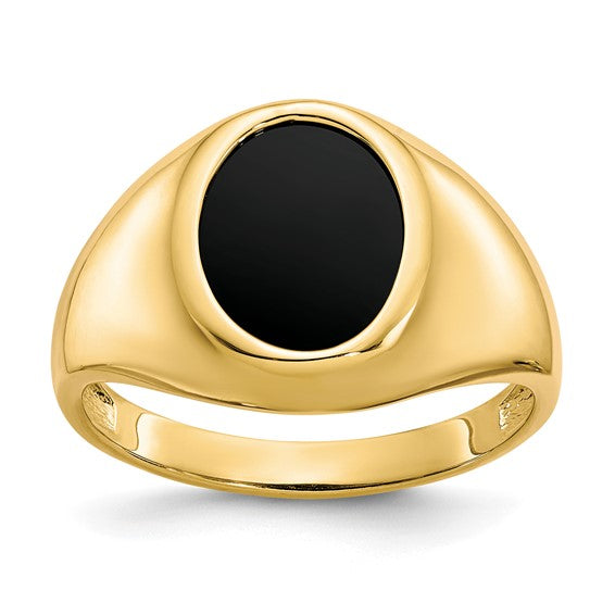Oval Onyx Ring