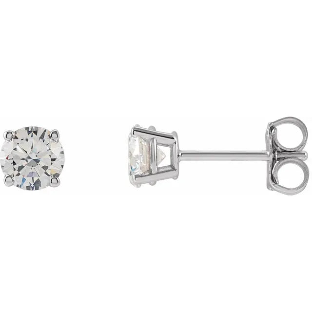 3/4 Carat Diamond Stud Earrings