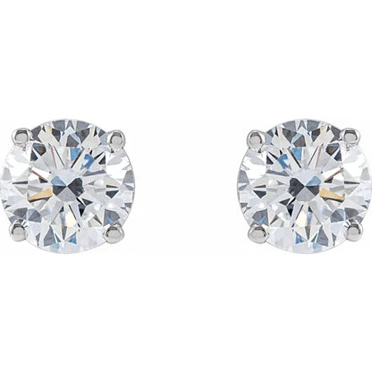 1.50 Carat Diamond Stud Earrings