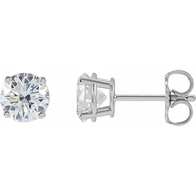 1.50 Carat Diamond Stud Earrings