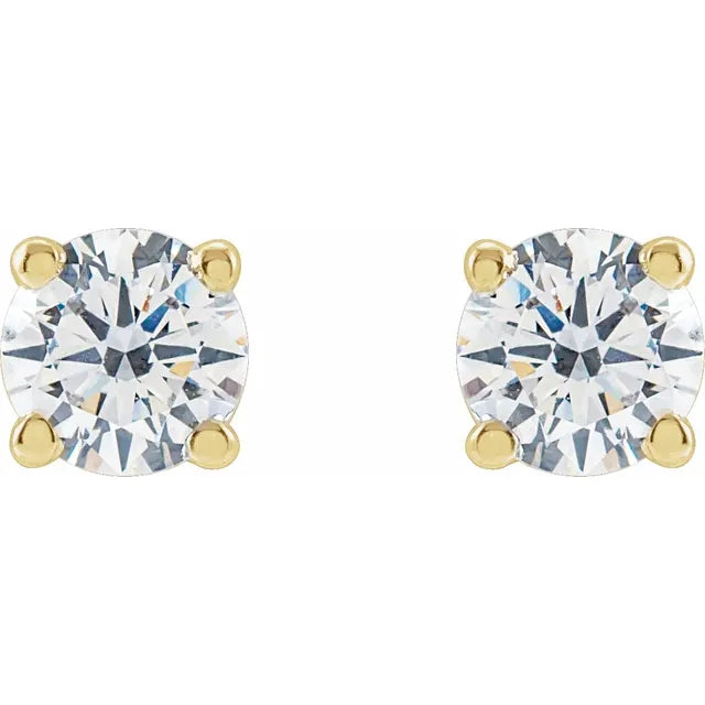 1/2 Carat Diamond Stud Earrings