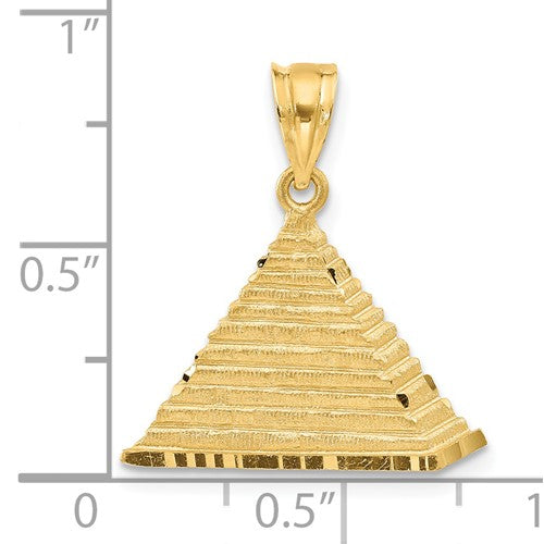14KT Pyramid Charm