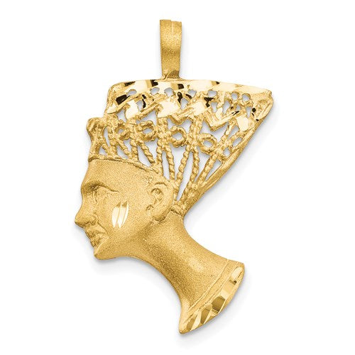 Diamond-Cut Nefertiti Charm