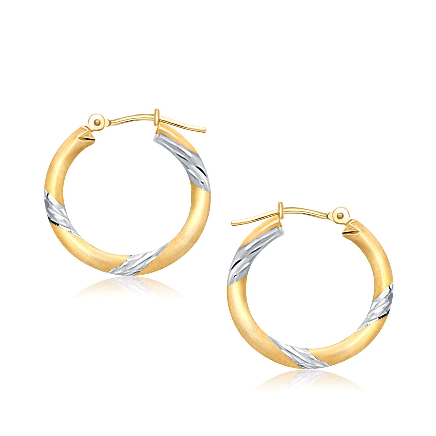 Polished Hoop Earrings (20 mm)