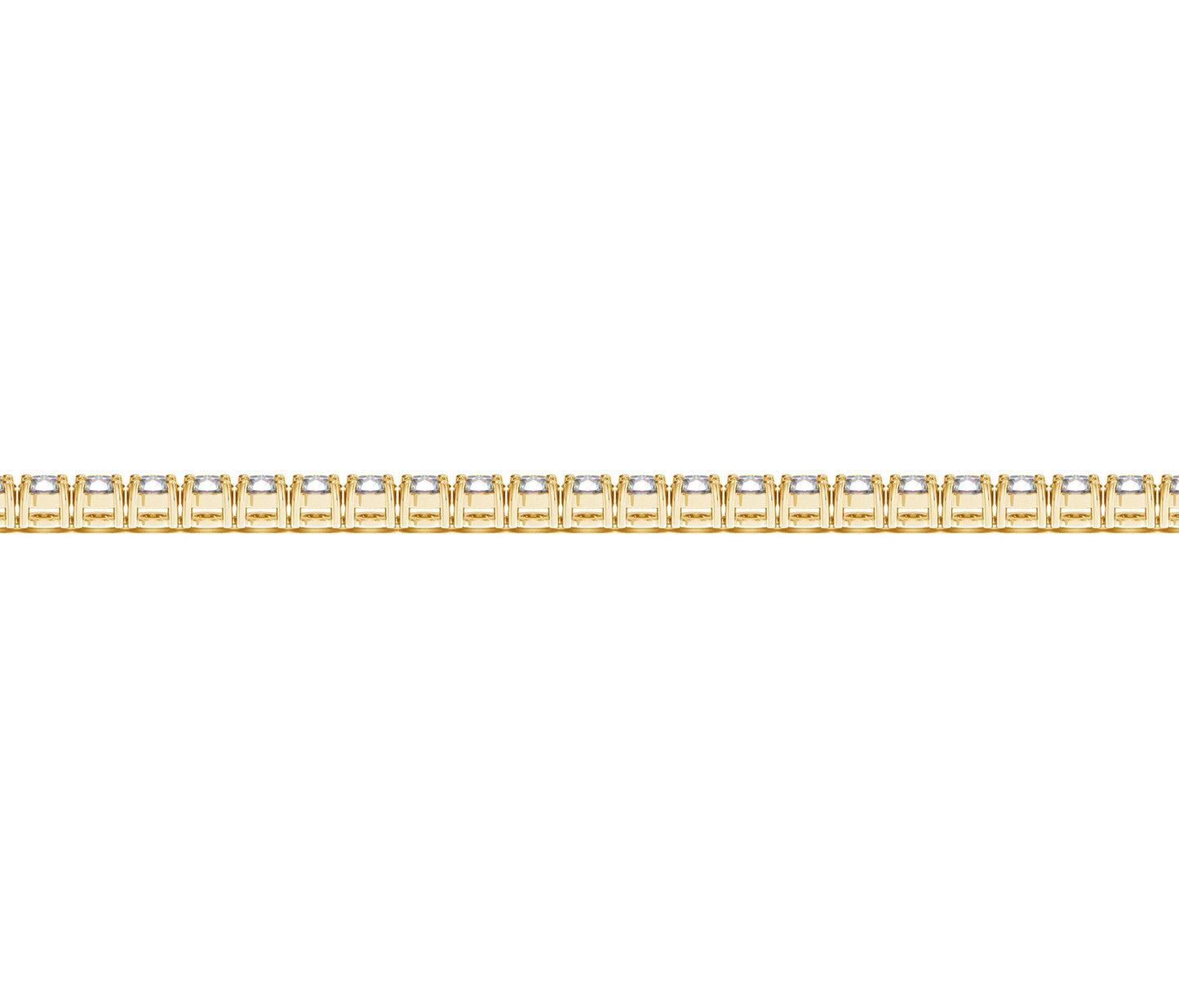 3 CTW 14KT Gold Round Diamond Tennis Bracelet