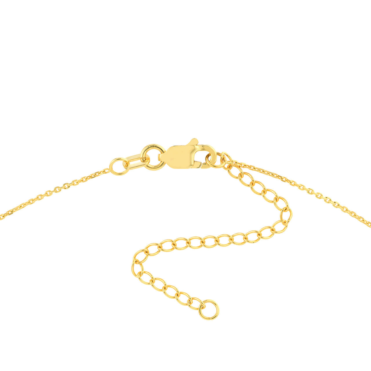 Tilted Open Heart Adjustable Necklace