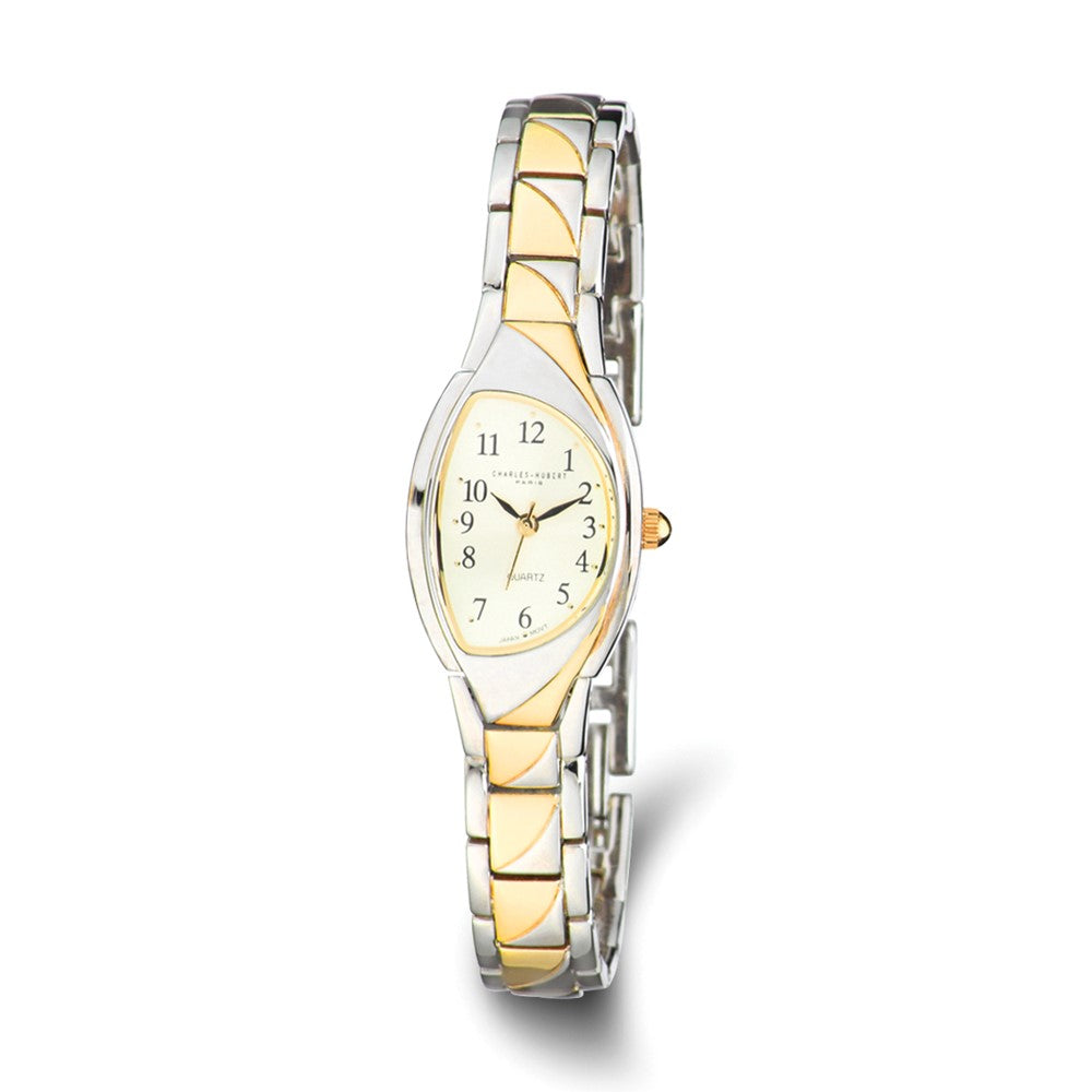 Ladies Charles Hubert Gold-finish Two-tone Gold-tone Dial 20mm Watch