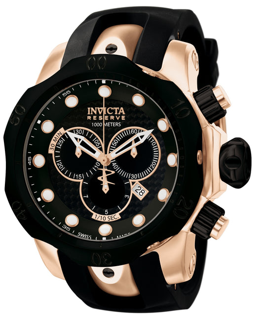 Invicta Men's 0361 Reserve Quartz Chronograph Black Dial Watch