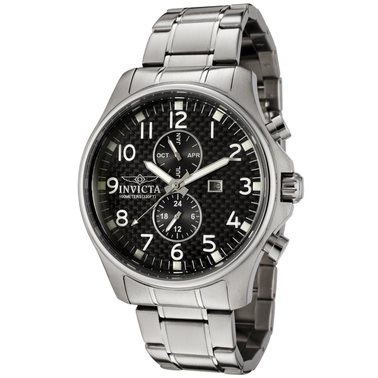 Invicta Men's 0379 Specialty Quartz Chronograph Black Dial Watch