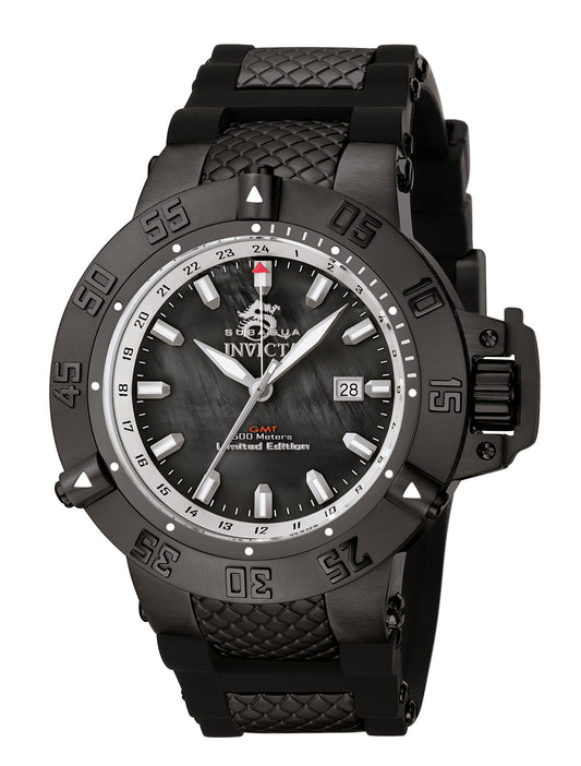 Invicta Men's 0736 Subaqua Quartz GMT Black, Silver Dial Watch