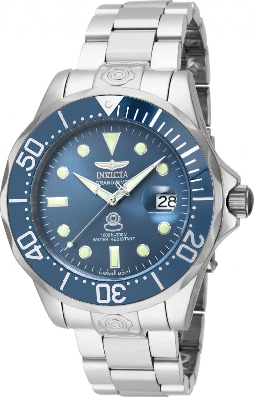 Invicta Men's 16036 Pro Diver Automatic 3 Hand Metallic Blue Dial Watch