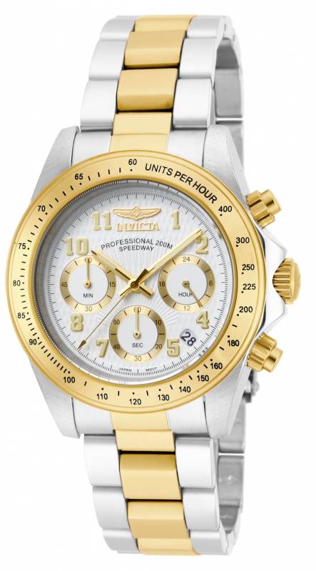 Invicta Men's 17026 Speedway Quartz Chronograph White Dial Watch