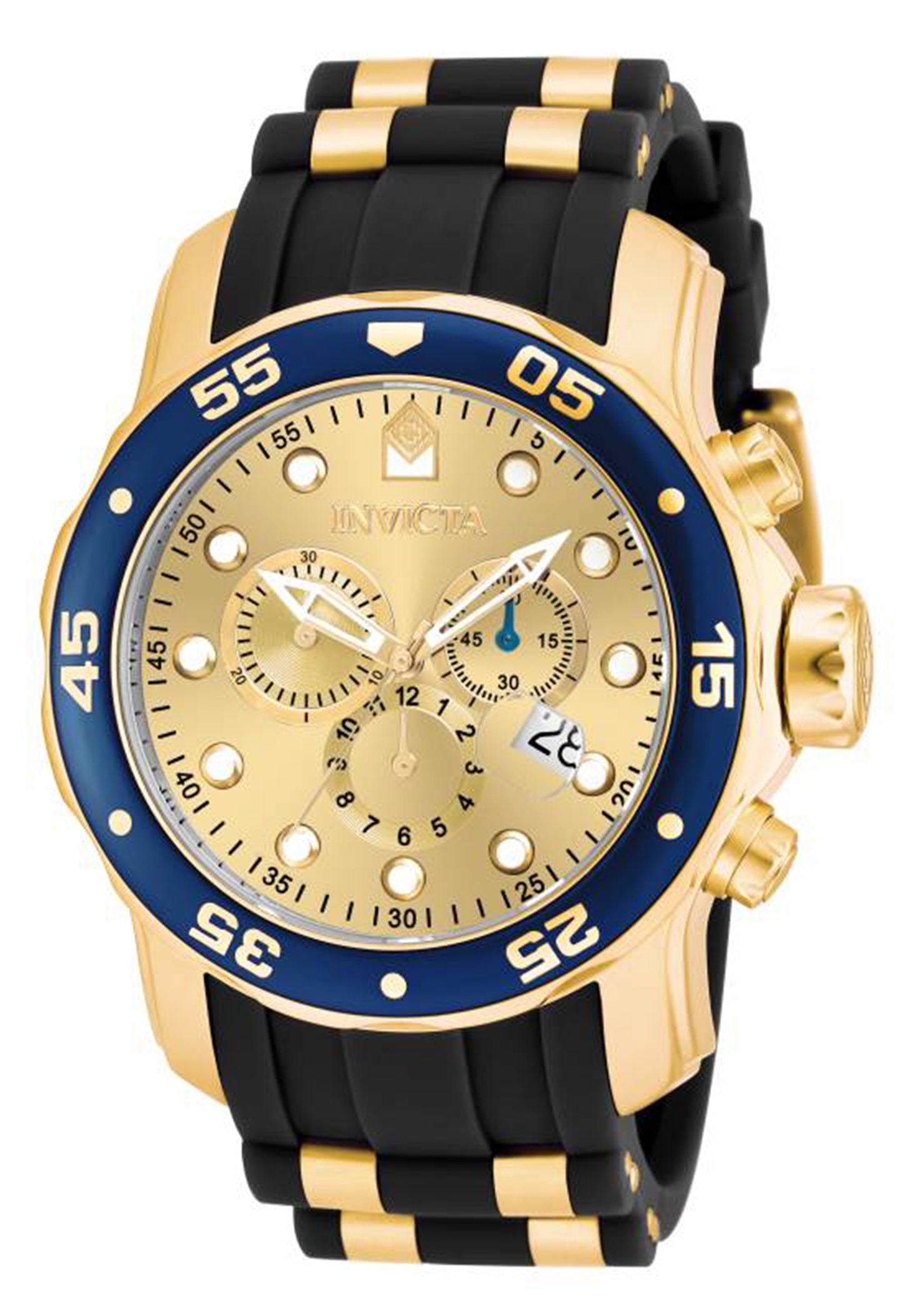 Invicta Men's 17881 Pro Diver Quartz Multifunction Gold Dial Watch