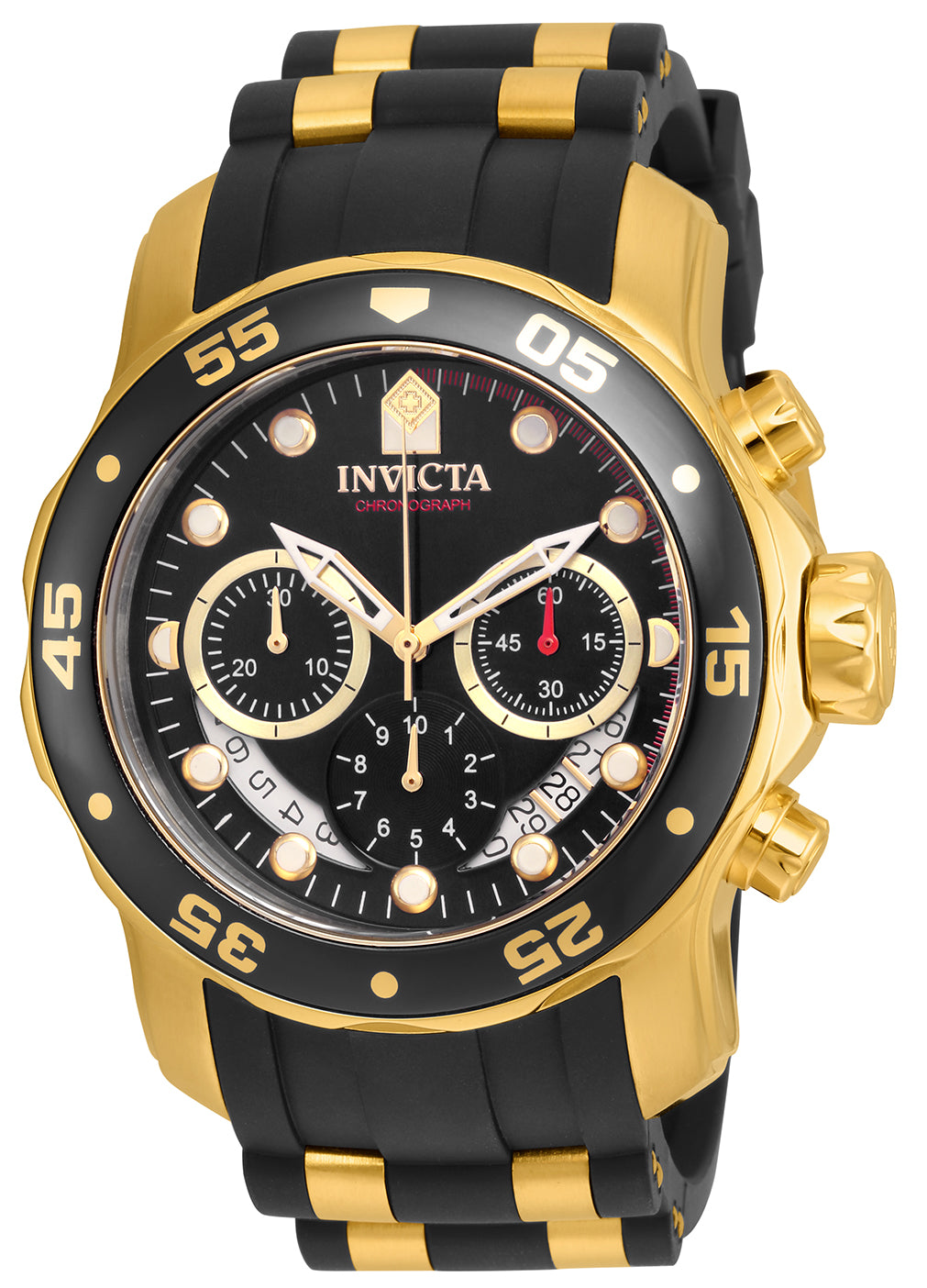 Invicta Men's 21928 Pro Diver Quartz Multifunction Black Dial Watch