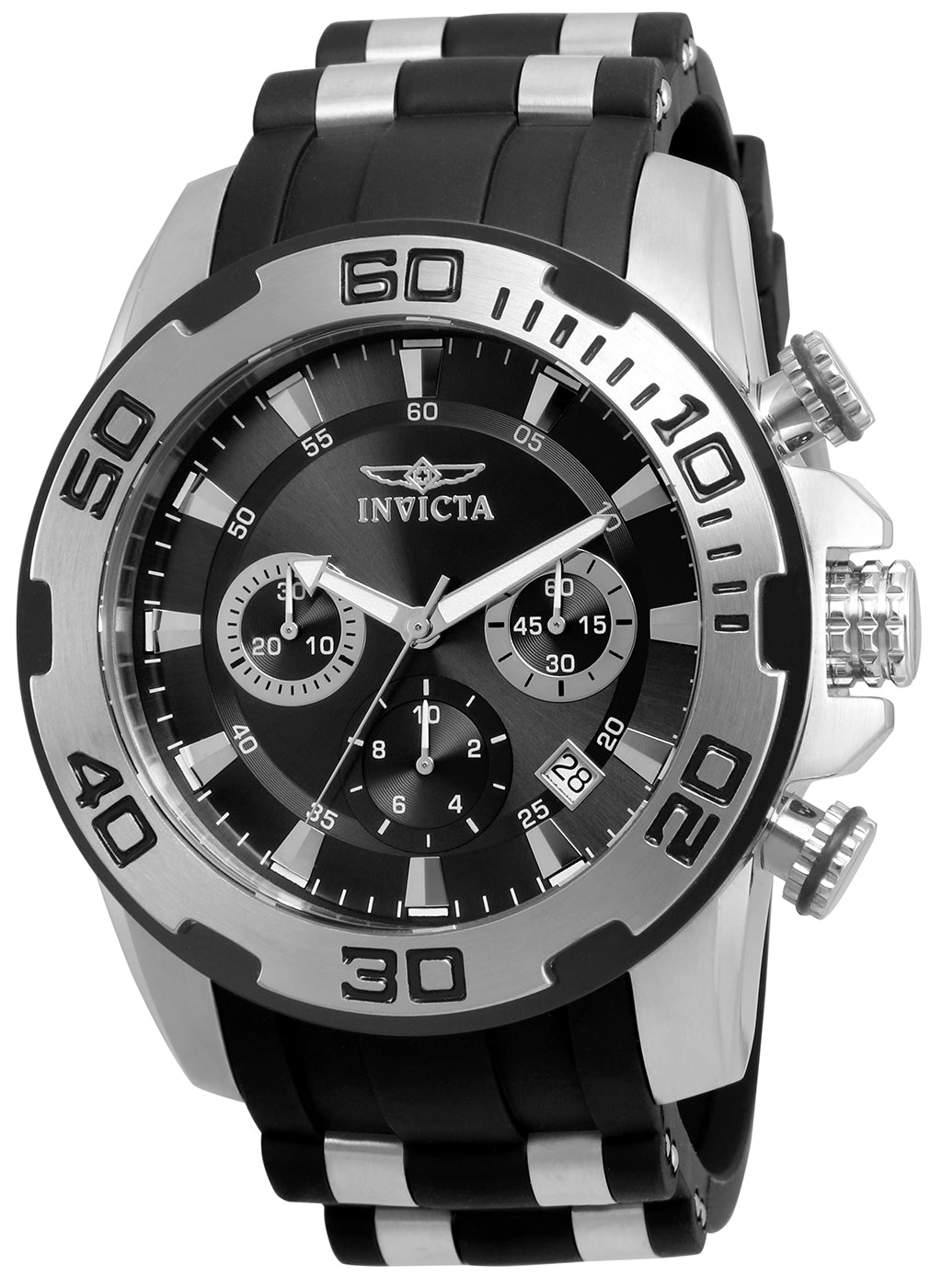 Invicta Men's 22311 Pro Diver  Quartz Chronograph Black Dial Watch