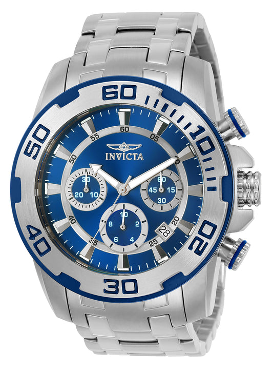 Invicta Men's 22319 Pro Diver Quartz Chronograph Blue Dial Watch