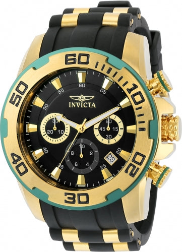 Invicta Men's 22347 Pro Diver  Quartz Chronograph Black Dial Watch