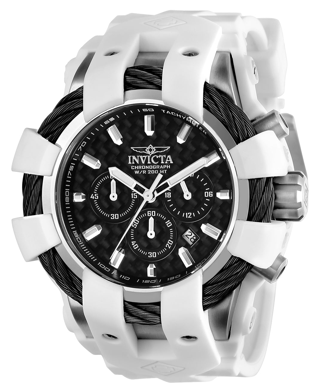 Invicta Men's 23856 Bolt Quartz Chronograph Black Dial Watch