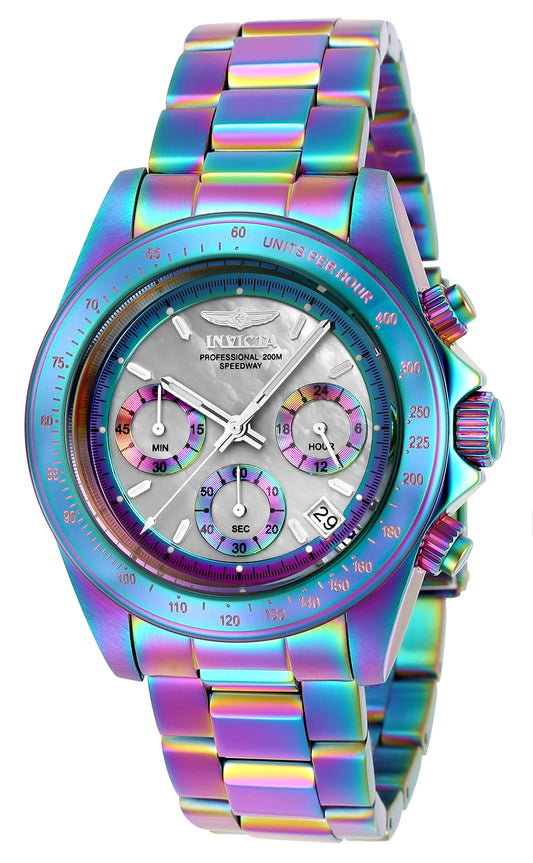Invicta Men's 23942 Speedway Quartz Chronograph Platinum Dial Watch