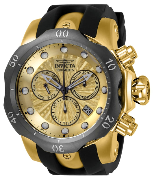 Invicta Men's 24258 Venom Quartz Chronograph Gold Dial Watch