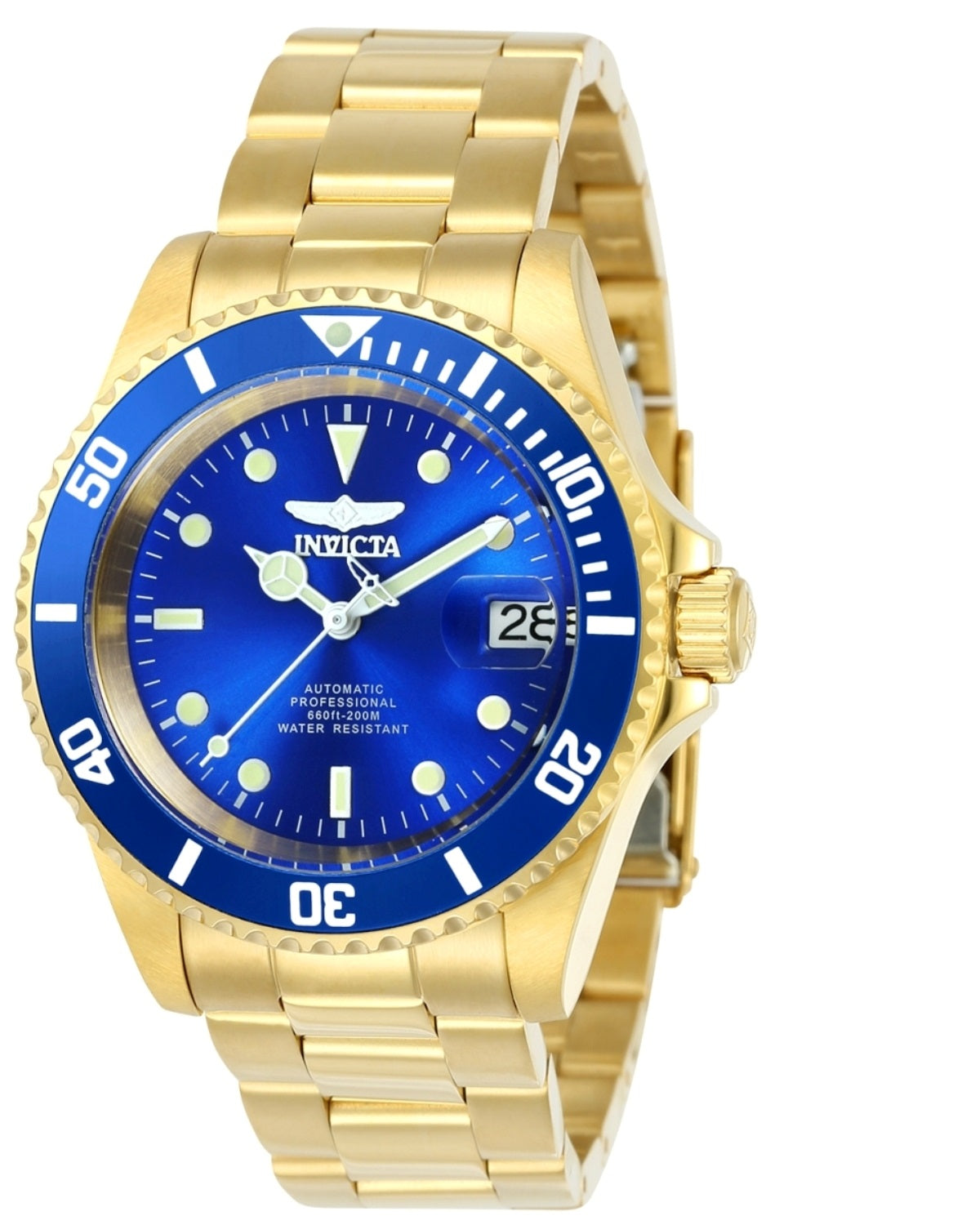 Invicta Men's 24763 Pro Diver  Automatic 3 Hand Blue Dial Watch