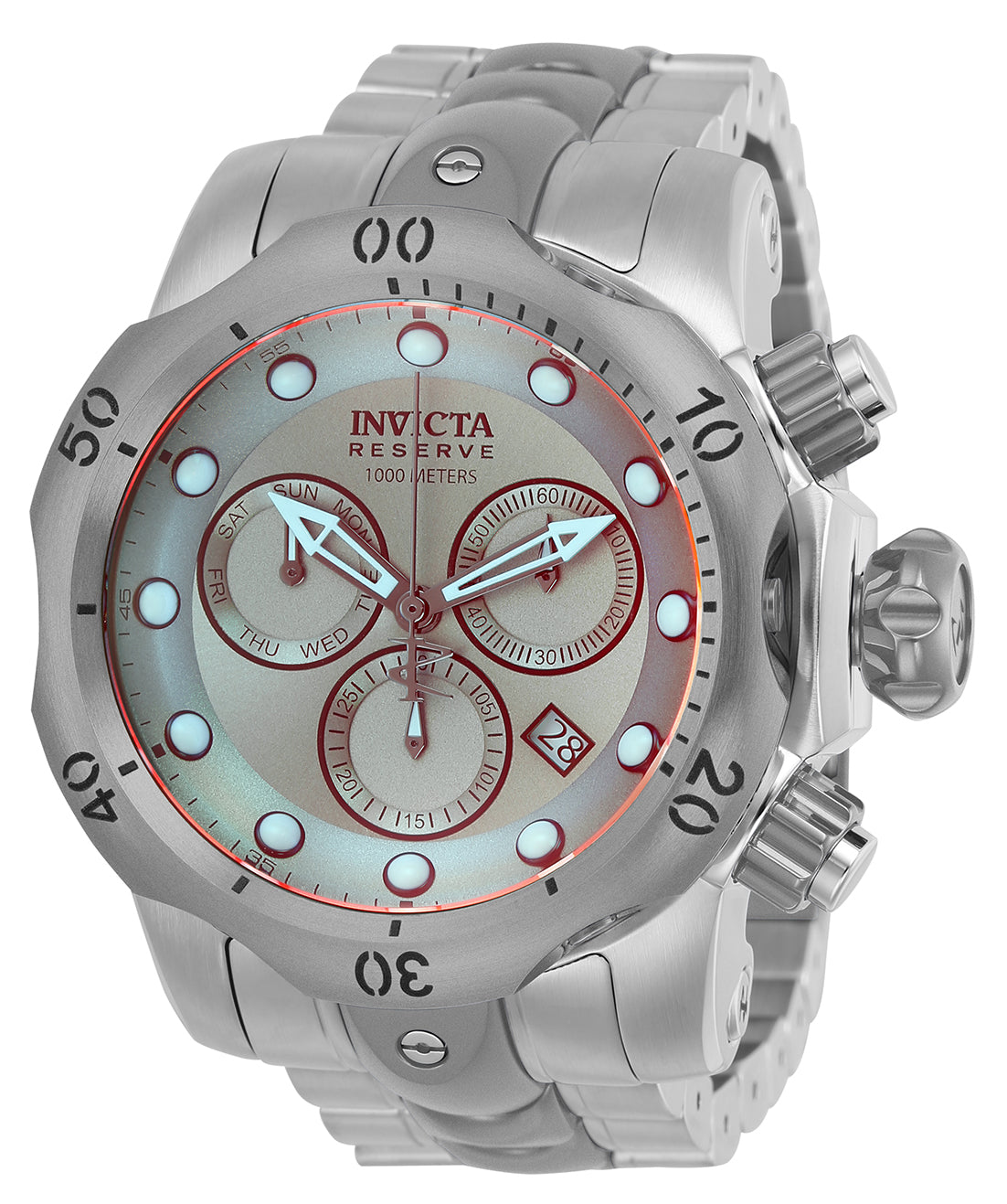 Invicta Men's 25043 Reserve Quartz Chronograph Titanium Dial Watch