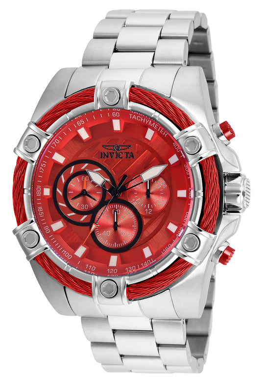 Invicta Men's 25514 Bolt Quartz Chronograph Red Dial Watch