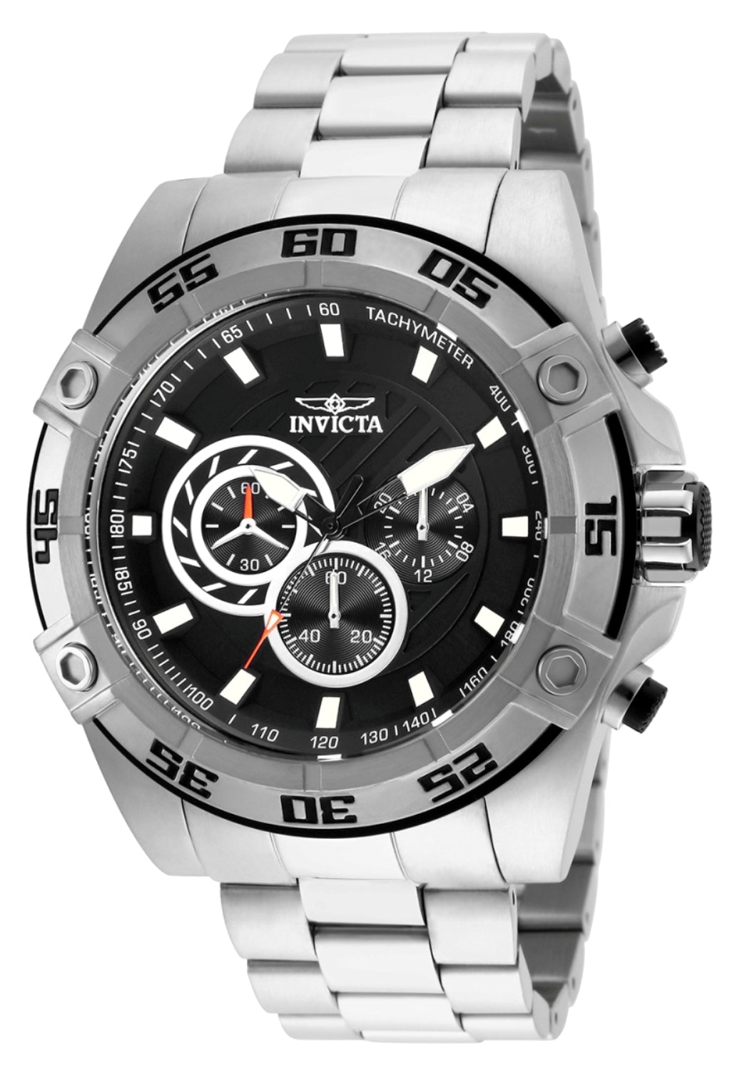 Invicta Men's 25533 Speedway Quartz Multifunction Black Dial Watch