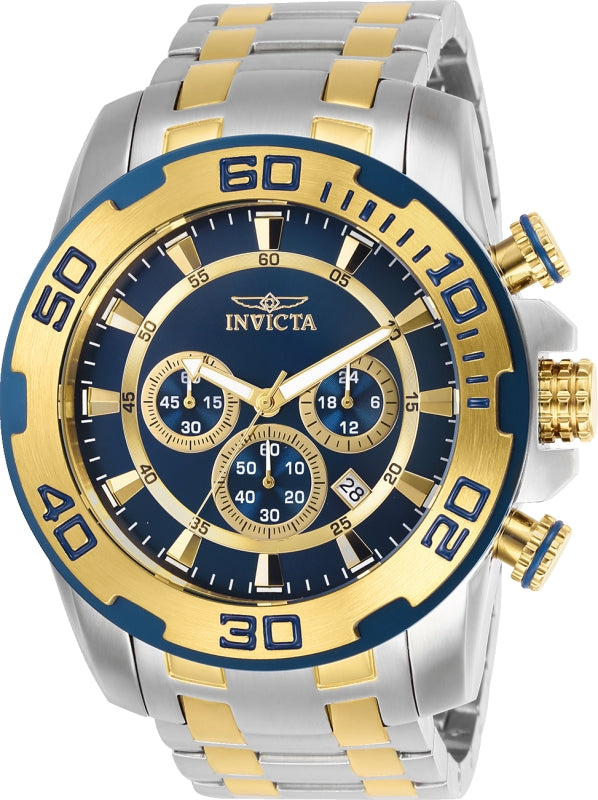 Invicta Men's 26296 Pro Diver Quartz Chronograph Blue Dial Watch