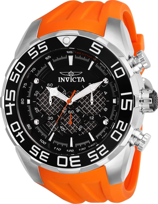 Invicta Men's 26297 Speedway  Quartz Multifunction Black, Silver Dial Watch