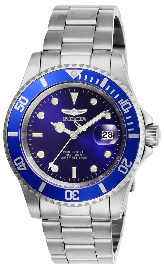 Invicta Men's 26971 Pro Diver  Quartz 3 Hand Blue Dial Watch