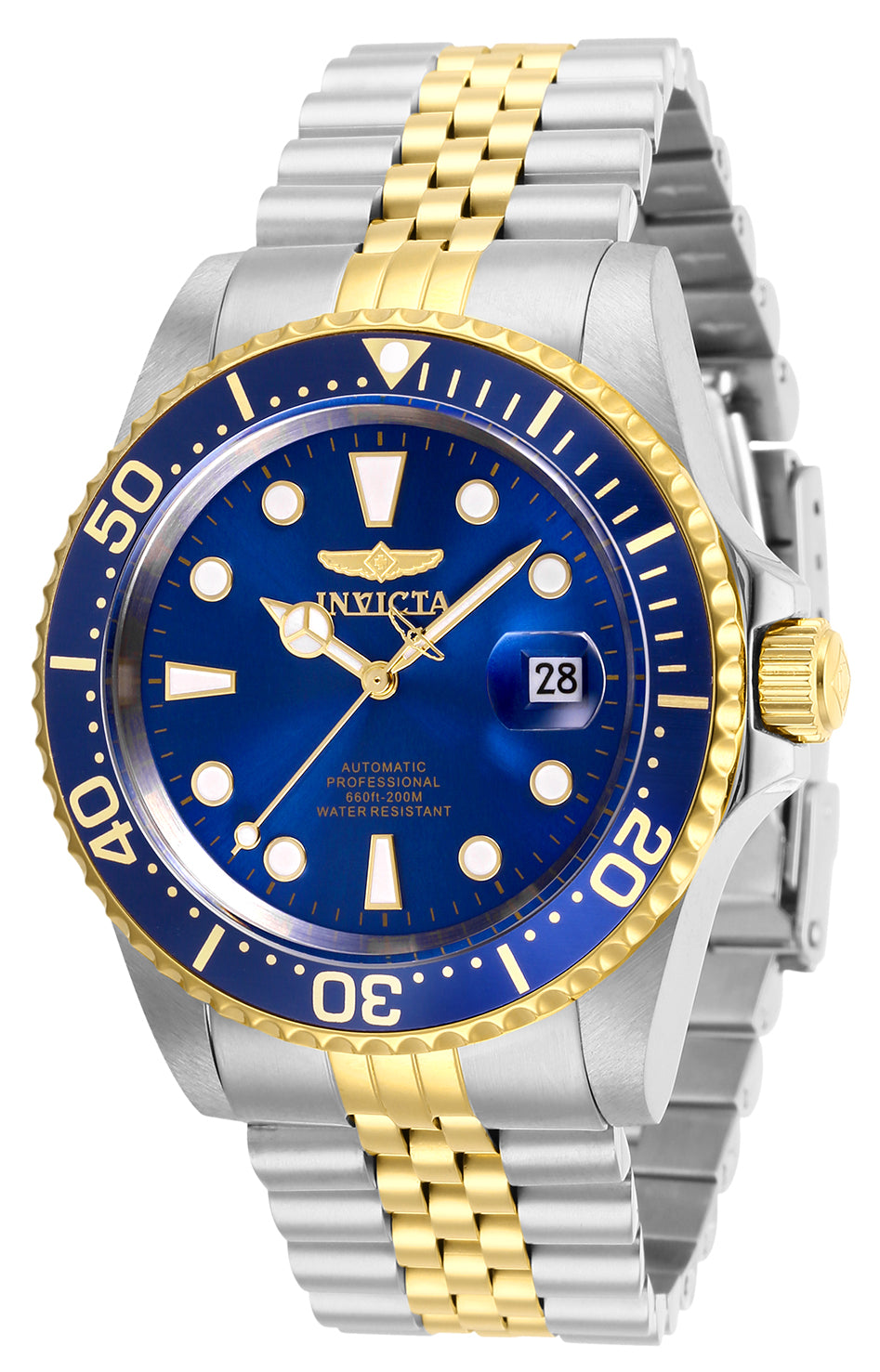 Invicta Men's 30093 Pro Diver Automatic 3 Hand Blue Dial Watch