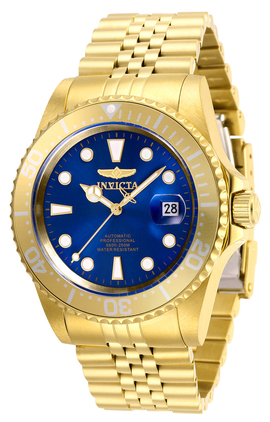 Invicta Men's 30097 Pro Diver Automatic 3 Hand Blue Dial Watch