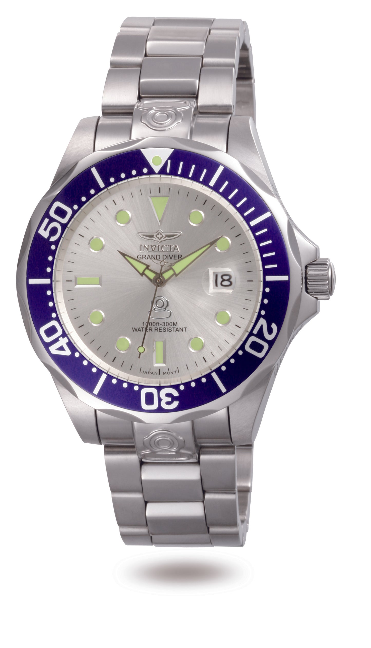 Invicta Men's 3046 Pro Diver Automatic 3 Hand Silver Dial Watch