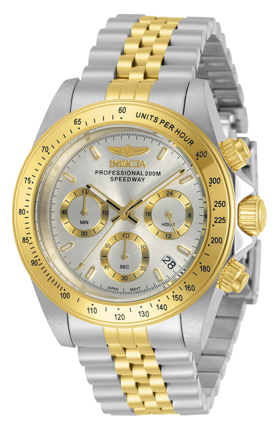 Invicta Men's 30991 Speedway Quartz Chronograph Silver Dial Watch