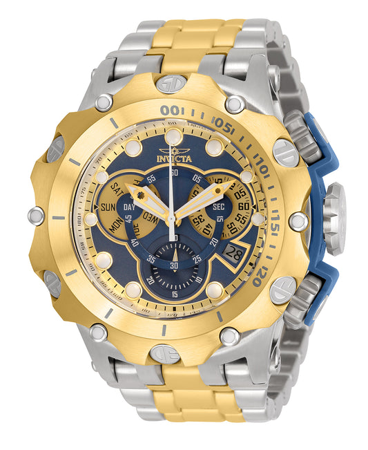 Invicta Men's 32763 Venom Quartz Chronograph Blue, Gold, Silver Dial Watch