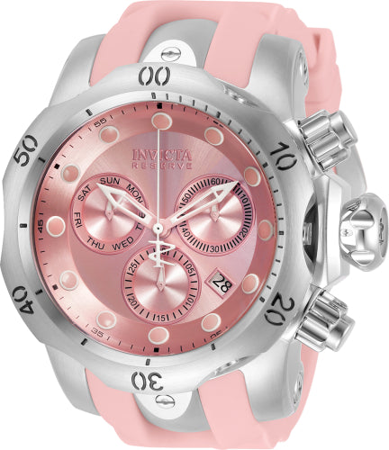 Invicta Men's 33239 Reserve Quartz Chronograph Pink Dial Watch