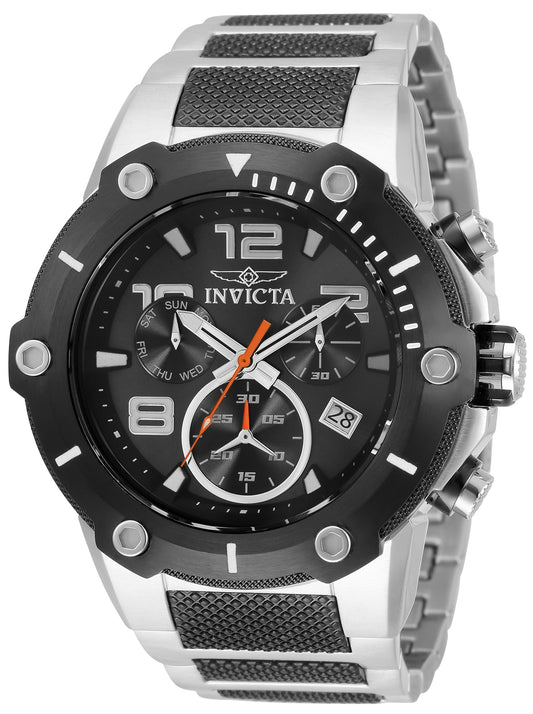 Invicta Men's 33283 Speedway Quartz Multifunction Black Dial Watch